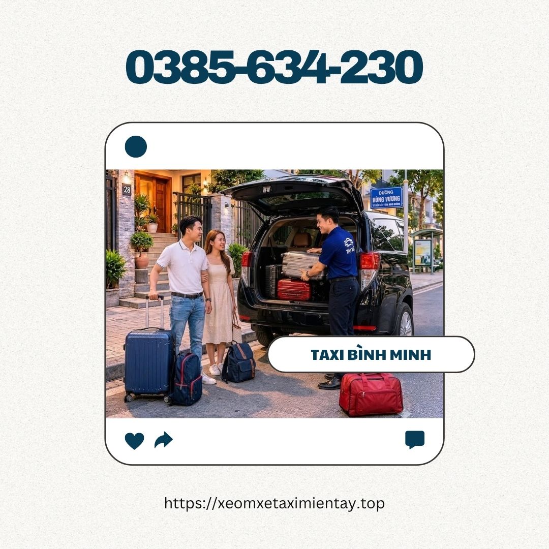 SĐT Taxi Bình Minh Vĩnh Long - Gọi Ngay 0385634230